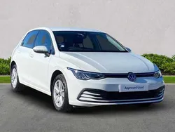 White Used 2022 VW Golf VIII Life Hatchback | £17,499 (Fair price)