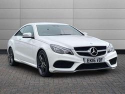 White Used 2016 Mercedes E220 AMG Line Premium Coupe | £12,350 (Good price)