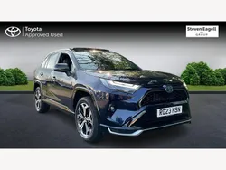 Blue/black Used 2023 Toyota RAV4 Hybrid SUV | £36,813 (Expensive)