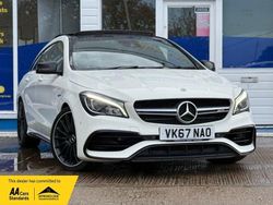 White Used 2017 Mercedes CLA45 AMG Shooting Brake AMG Estate | £20,950