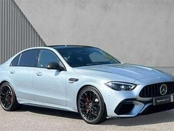 Silver Used 2024 Mercedes C63S AMG Edition Sedan | £75,480 (Fair price)