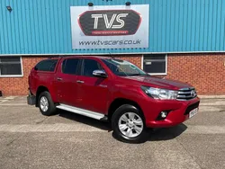 Red Used 2016 Toyota HiLux Pickup | £14,984 (Fair price)