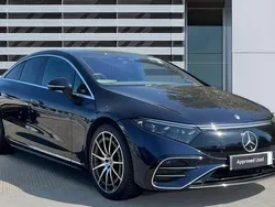 Blue Used 2022 Mercedes EQS450+ AMG Line Premium Sedan | £49,602