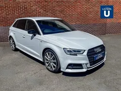 Metallic glacier white Used 2019 Audi A3 Black Edition Hatchback | £14,990 (Fair price)