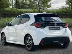 White Used 2023 Toyota Yaris Hybrid Design Hatchback | £17,485 (Fair price)
