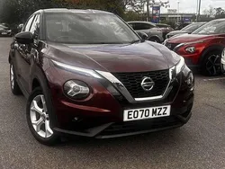 Red Used 2020 Nissan Juke N-Connecta SUV | £14,490 (Fair price)