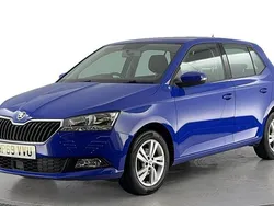 Blue Used 2019 Skoda Fabia SE Hatchback | £9,980 (Fair price)