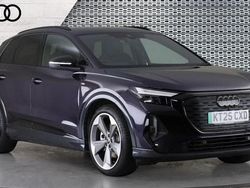 Mauve/purple Used 2025 Audi Q4 e-tron Black Edition SUV | £36,682 (Super price)
