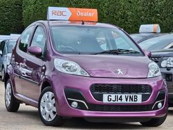 Purple metallic Used 2014 Peugeot 107 Active Hatchback | £7,995 (Expensive)
