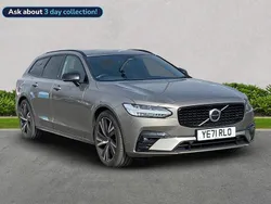 Grey Used 2021 Volvo V90 R-Design Estate | £20,421 (Fair price)