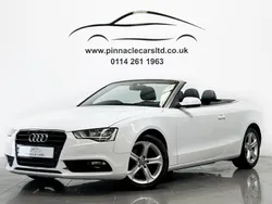 White Used 2013 Audi A5 Cabriolet Cabriolet | £8,990 (Fair price)