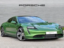 Mamba green Used 2020 Porsche Taycan Sedan | £57,950 (A bit pricey)