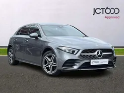 Grey Used 2021 Mercedes A250 AMG line Hatchback | £17,500 (Good price)