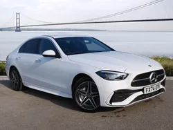 Manufaktur paint manufaktur opalite white bright Used 2024 Mercedes C300e AMG Line Premium Sedan | £38,848