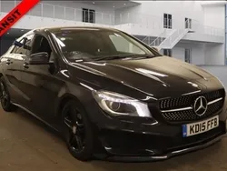 Black Used 2015 Mercedes CLA220 AMG Sedan | £13,794 (A bit pricey)