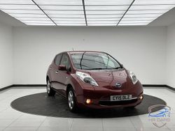 Red Used 2015 Nissan Leaf Acenta Hatchback | £2,995 (Good price)
