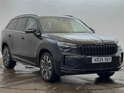 Black magic pearl effect Used 2025 Skoda Kodiaq SportLine SUV | £38,340 (Expensive)