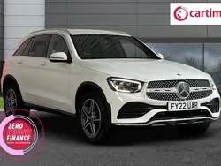 White Used 2022 Mercedes GLC300e AMG line SUV | £27,500 (Super price)