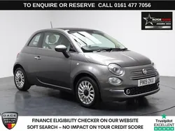 Grey Used 2019 Fiat 500 Lounge Hatchback | £7,180 (Fair price)