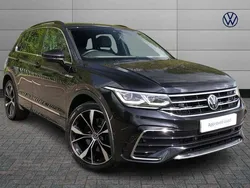 Black Used 2021 VW Tiguan R-line SUV | £25,890 (Fair price)