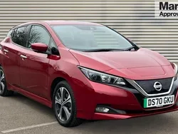 Red Used 2020 Nissan Leaf N-Connecta Hatchback | £10,127 (Good price)