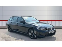 Black Used 2022 BMW 330e M Sport Estate | £25,006 (Fair price)