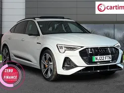 White Used 2022 Audi e-tron Comfort SUV | £35,490