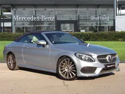 Silver Used 2017 Mercedes C250 AMG line Cabriolet | £19,985 (A bit pricey)