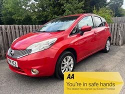 Red Used 2014 Nissan Note Acenta Premium MPV | £4,795 (Fair price)