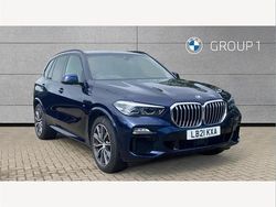 Blue Used 2021 BMW X5 M Sport SUV | £37,895 (Fair price)