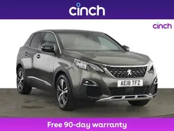 Grey Used 2018 Peugeot 3008 GT-line SUV | £12,199 (Fair price)