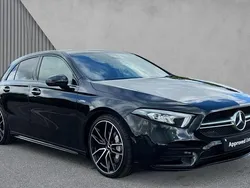 Black Used 2023 Mercedes A35 AMG Premium Hatchback | £29,780 (Fair price)