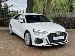 White Used 2021 Audi A3 S-Line Sedan | £20,490 (Fair price)