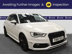 White Used 2015 Audi A3 S-Line Hatchback | £7,470 (Fair price)