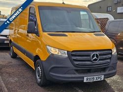 Yellow Used 2019 Mercedes Sprinter Van | £10,199 (Expensive)