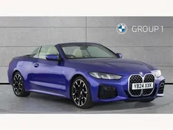 Blue Used 2024 BMW 420 M Sport Cabriolet | £41,990 (Fair price)