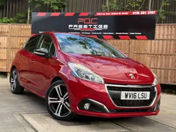 Red Used 2016 Peugeot 208 GT-line Hatchback | £5,295 (Fair price)