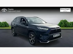 Blue/black Used 2022 Toyota RAV4 Hybrid SUV | £30,674 (Fair price)