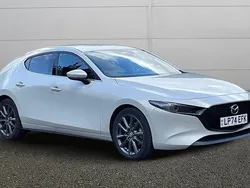 White Used 2025 Mazda 3 Exclusive-Line Hatchback | £22,495