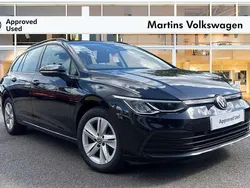 Black Used 2021 VW Golf VIII Life Estate | £16,495 (Fair price)