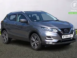 Grey Used 2018 Nissan Qashqai N-Connecta SUV | £11,499 (Fair price)