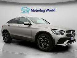 Silver Used 2020 Mercedes GLC300 AMG line Coupe | £26,600 (Fair price)