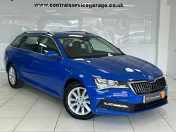 Blue Used 2022 Skoda Superb SE Estate | £16,495 (Fair price)