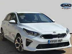 White Used 2018 Kia Ceed 2 Hatchback | £11,095 (Fair price)