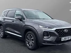 Grey Used 2018 Hyundai Santa Fe Premium SUV | £21,750 (Fair price)