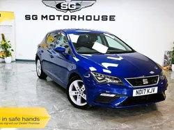 Blue Used 2017 Seat Leon FR Hatchback | £12,985 (Fair price)