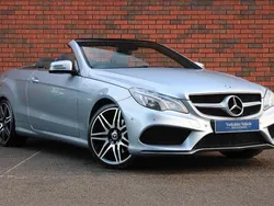 Silver Used 2015 Mercedes E220 AMG line Cabriolet | £10,250 (Fair price)