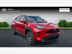 Red Used 2023 Toyota Yaris Hybrid Design Hatchback | £22,420 (Expensive)
