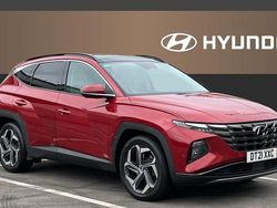 Red Used 2021 Hyundai Tucson Ultimate SUV | £18,502 (A bit pricey)