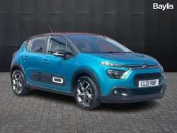 Blue Used 2021 Citroën C3 PureTech Hatchback | £9,249 (Fair price)